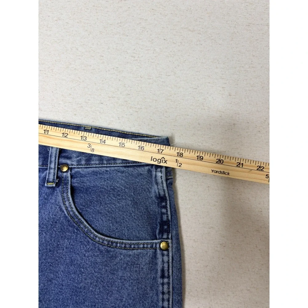 Wrangler George Strait Collection Mens Blue Straight Leg Jeans 35x32 103MGSHD